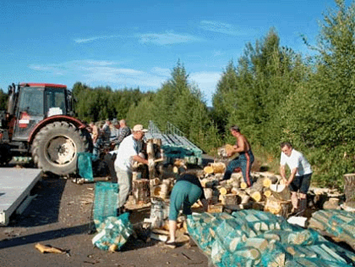 Vedhogst er et flott bidrag til klubblassa vår